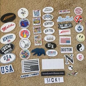 COPY - 15 pcs brandy stickers